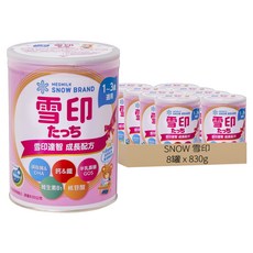SNOW 雪印 TOUCH 達智 達智罐裝 3號, 830g, 8罐