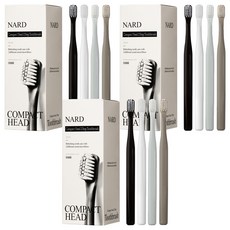 NARD 小刷頭細毛牙刷, 3盒, 16支