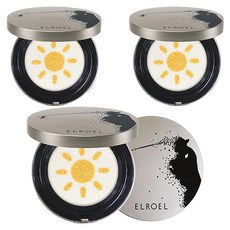 ELROEL Fano烈日防曬氣墊粉餅Plus SPF50+ PA++++, 25g, 3個