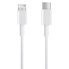 iBRIDGE 充電傳輸線 USB-C TO Lightning 45W max, 200cm, 1條, 白色