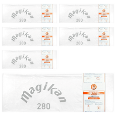 MAGIKAN 魔法捲筒280 Logo印刷補充塑膠袋 白色, 6個