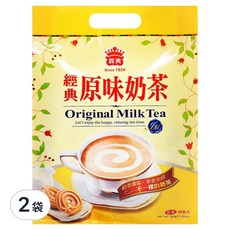 義美 經典原味奶茶, 18g, 18包, 2袋
