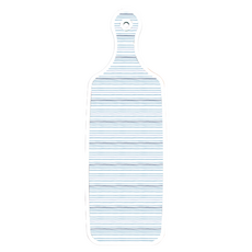 Roem Design 雙面設計上菜砧板 橘黃色線條藝術, 三青色線條, 1個