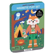 mudpuppy 磁性搭配拼圖 快樂露營, 1個, 45片