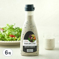 곰곰 흑임자 참깨 드레싱, 250g, 6개