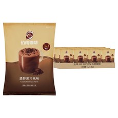 金車 MR.BROWN 伯朗咖啡 濃醇黑巧三合一, 21.5g, 6套, 30個裝