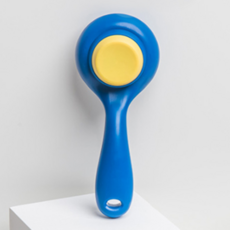 강아지 고양이 온오프 컬러 빗, 블루, 1개