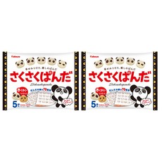 Kabaya 卡巴 熊貓造型巧克力餅乾分享包 5包入, 2袋, 85g