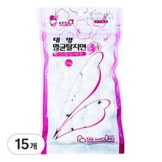 태명 멸균탈지면 볼모양 10g, 1개입, 15개