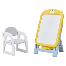 BeneBene 幼兒磁性畫板 + 椅子套組, 黃色