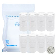 FILTER KLASS Dr.Piel廚房水龍頭適用除鏽濾芯 4入+除氯濾芯 4入組, 1組