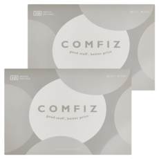 COMFIZ 康菲 成人立體醫療口罩 單片包裝 M, 20片, 2盒, 雪狐銀