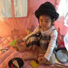 [GOODSIL]보카시론 핼싱키햇DIY패키지 유아용(보카시론2+빅사이즈 줄바늘1), 청록, 1개