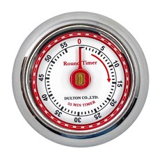 DULTON 磁吸廚房計時器 70 x 30mm 158g, 銀色, 1個