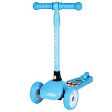 랜드웨이 아동용 트라이팝 미니 스쿠터, 블루, 1개