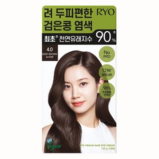려 두피편한 검은콩 염색제 120g, 4.0 딥브라운, 1개