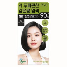려 두피편한 검은콩 염색제 120g, 3.0 소프트블랙, 1개