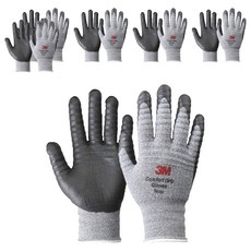 3M 舒適型止滑耐磨手套 Stop, Melangegray, 6雙