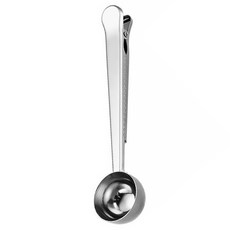 FANCY LIFE 不鏽鋼咖啡夾勺 銀色, 1支