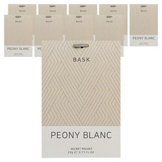 바스크 사쉐 시크릿포켓 방향제, 22g, 10개, 피오니블랑