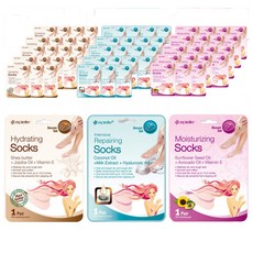 에피엘르 풋마스크팩 모이스춰라이징 4p + 하이드레이팅 4p + 코코넛 4p, 6개