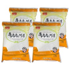 청은 옥수수맛 전분, 3kg, 4개