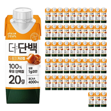 더단백 드링크 카라멜 헬스보충식품, 250ml, 54개
