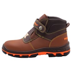 PRO-SPECS 魔鬼氈護蓋安全鞋 PS-603, BROWN, 1個