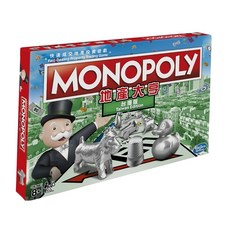 Hasbro 孩之寶 Monopoly 地產大亨經典 快速成交地產投資遊戲 台灣版 8歲以上, 1盒