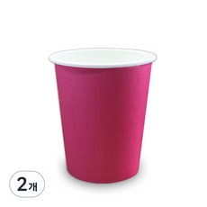 투고팩 디자인 종이컵 레드 300ml, 50개입, 2개