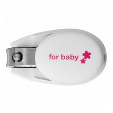 KAI 貝印 嬰兒用指甲剪 KF-0136, 銀色 + 白色, 1個