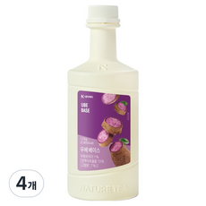 네이쳐티 우베 베이스, 1.2kg, 4개