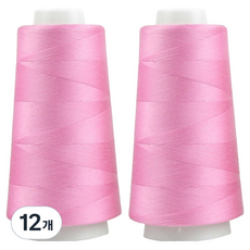 유니크 프리미엄 OWL 코아사 45수 2합 실, 5 핑크, 12개