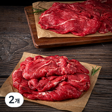 메가 호주산 앞다리 소고기 불고기용 (냉장), 1200g, 2개