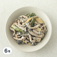 더반찬 들깨 느타리버섯 볶음, 80g, 6개