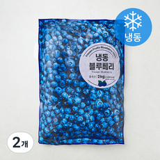 이안 블루베리 (냉동), 2개, 2kg