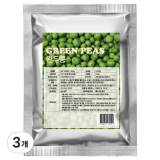 삼포 완두콩 파우치, 1kg, 3개