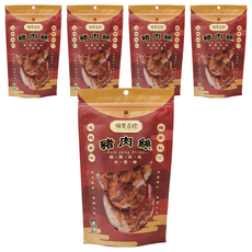 TASTY TREASURE 國寶香珍 原味豬肉絲, 台灣豬肉, SGS檢驗, 200g, 5包