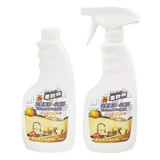 柔軟熊廚房清潔劑, 冷壓橘油小蘇打, 強效去油, 1包, 600ml, 1組