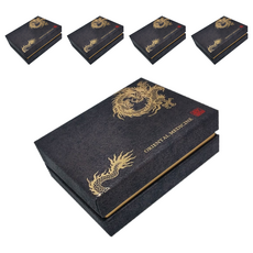 삼단 싸바리 공진단 5환 상자 용문양, 5개