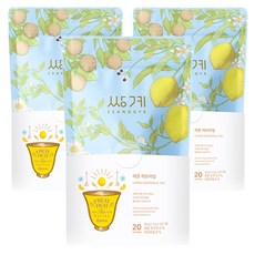 SSANGGYE Fruit hug檸檬洋甘菊茶三角茶包, 1.5g, 20包, 3袋