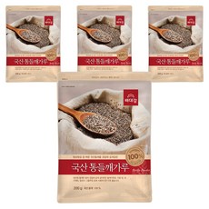 배대감 국산 통 들깨가루, 200g, 4개