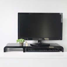 큐빅스 2 모니터받침대 4721, 블랙