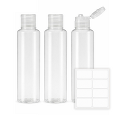 비타벨로 여행용 크림 로션 공병 100ml+라벨스티커, 3개