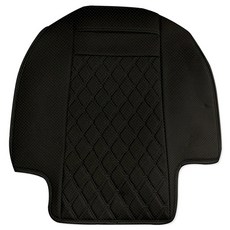 Car Shop Mall Riverfox 絎縫穿孔皮革坐墊 Palisade Calligraphy 7 座第二排左側, 黑色的, 1個