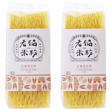 老鍋米粉 純米紅蘿蔔米粉, 無麩質，無人工香料，無人工色素，無人工甜味劑, 200g, 2包