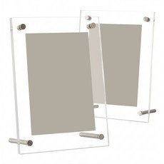 Ieumbai 立式壓克力相框, 2個, 透明