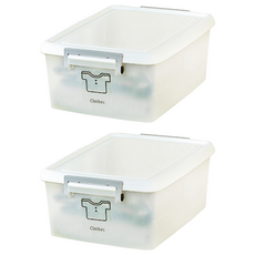 KEYWAY 聯府 每日掀蓋式整理箱 31L, 白色, 2個