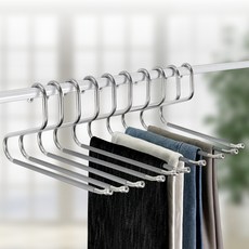 Olg 防滑不鏽鋼褲架 8mm, 灰色, 10個