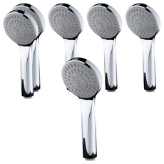 SAMWON COBRA 鍍鉻蓮蓬頭, 銀色, 6個